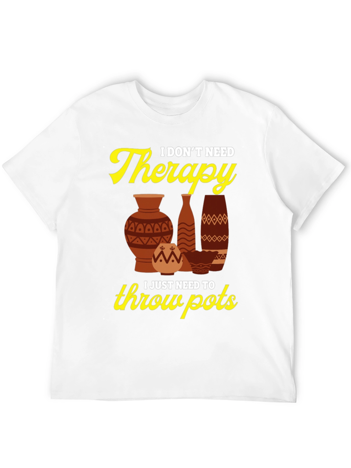 Therapy Throw Pots Graphic T-Shirt
