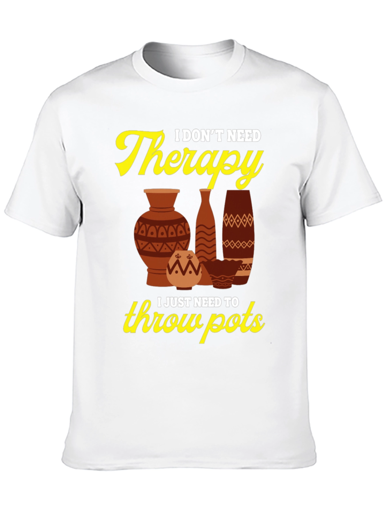 Therapy Throw Pots Graphic T-Shirt