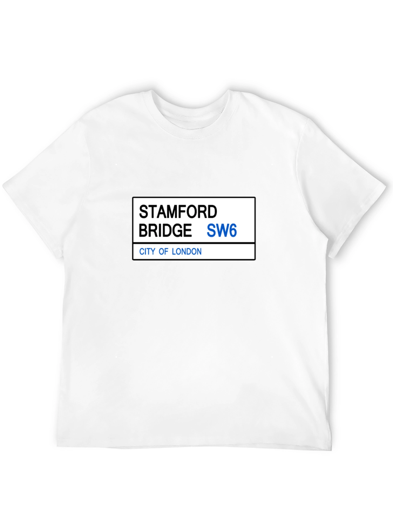 Stamford Bridge SW6 Black T-Shirt