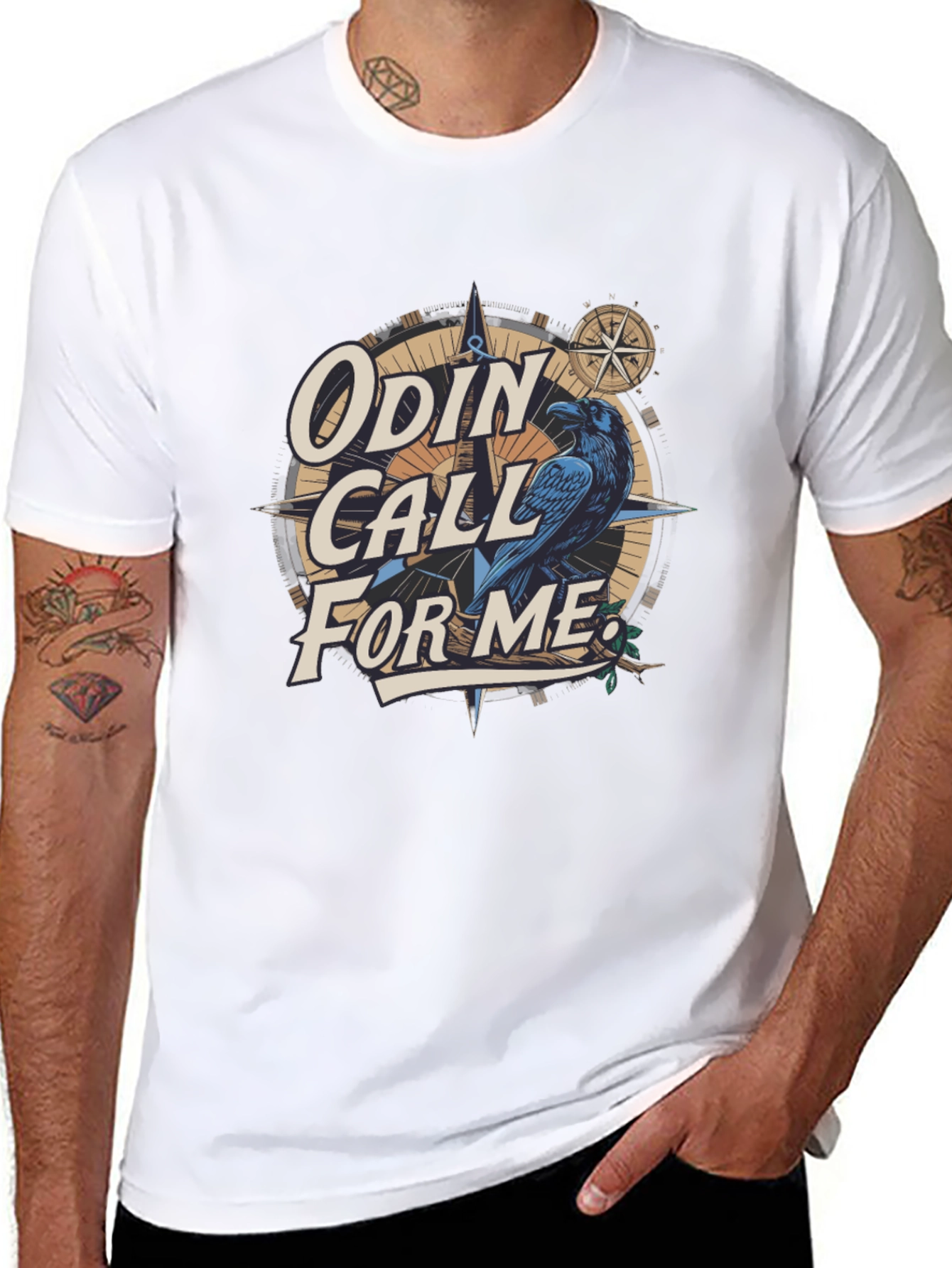 Odin Call For Me Raven T-Shirt