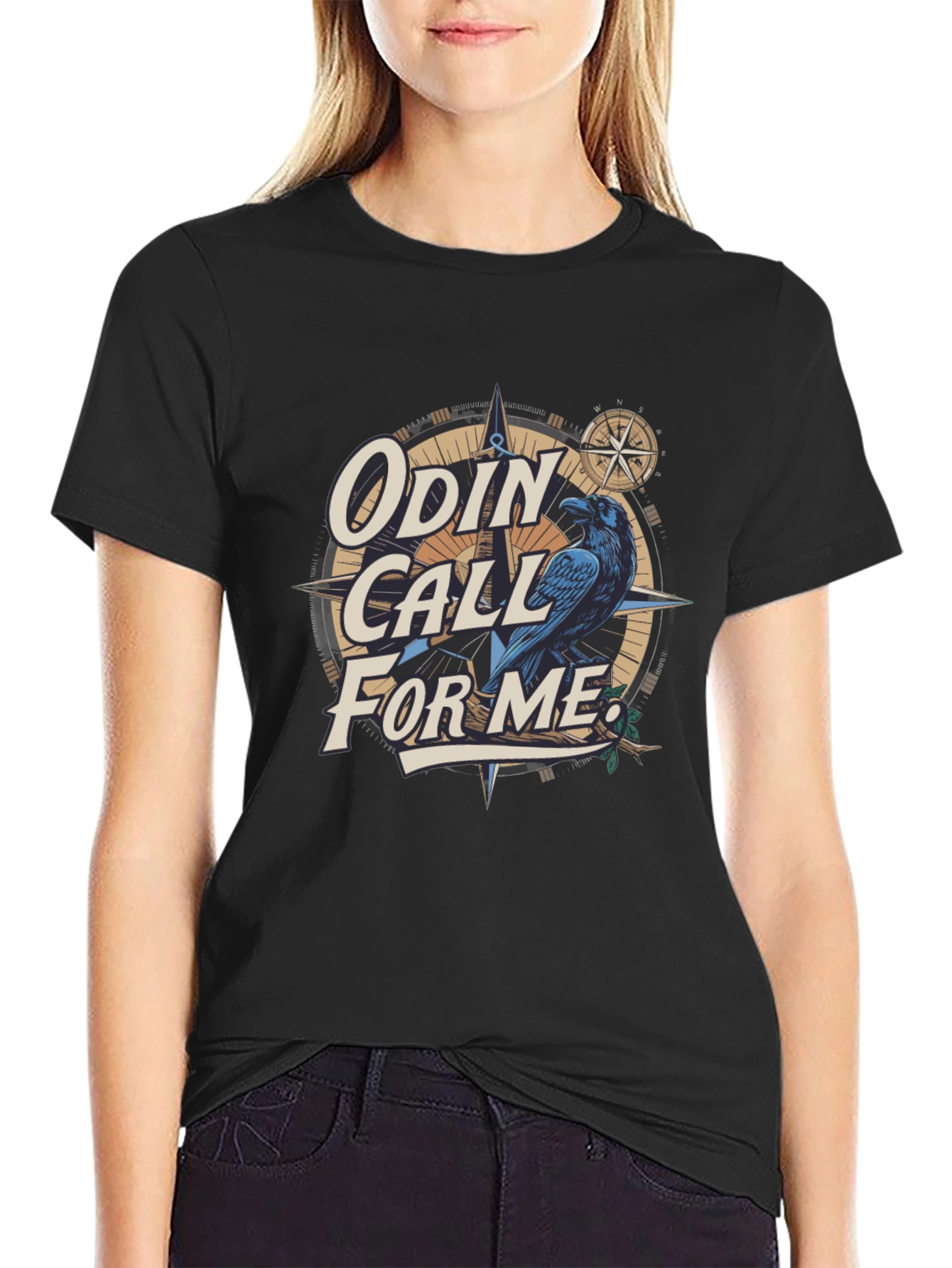Odin Call For Me Raven T-Shirt