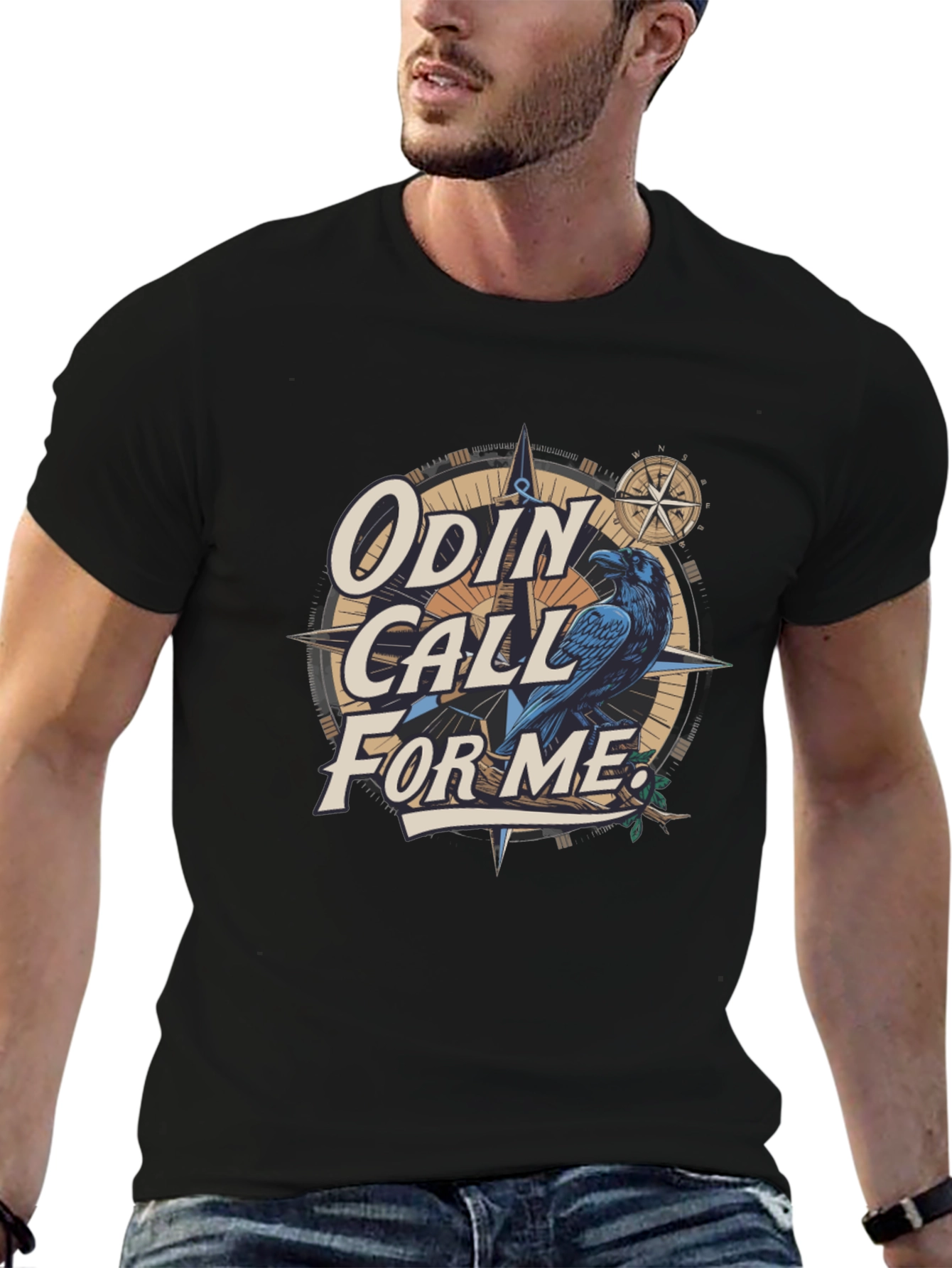 Odin Call For Me Raven T-Shirt