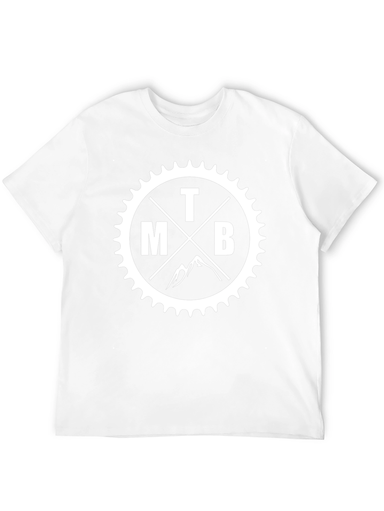 MTB Mountain Bike Graphic T-Shirt - Black