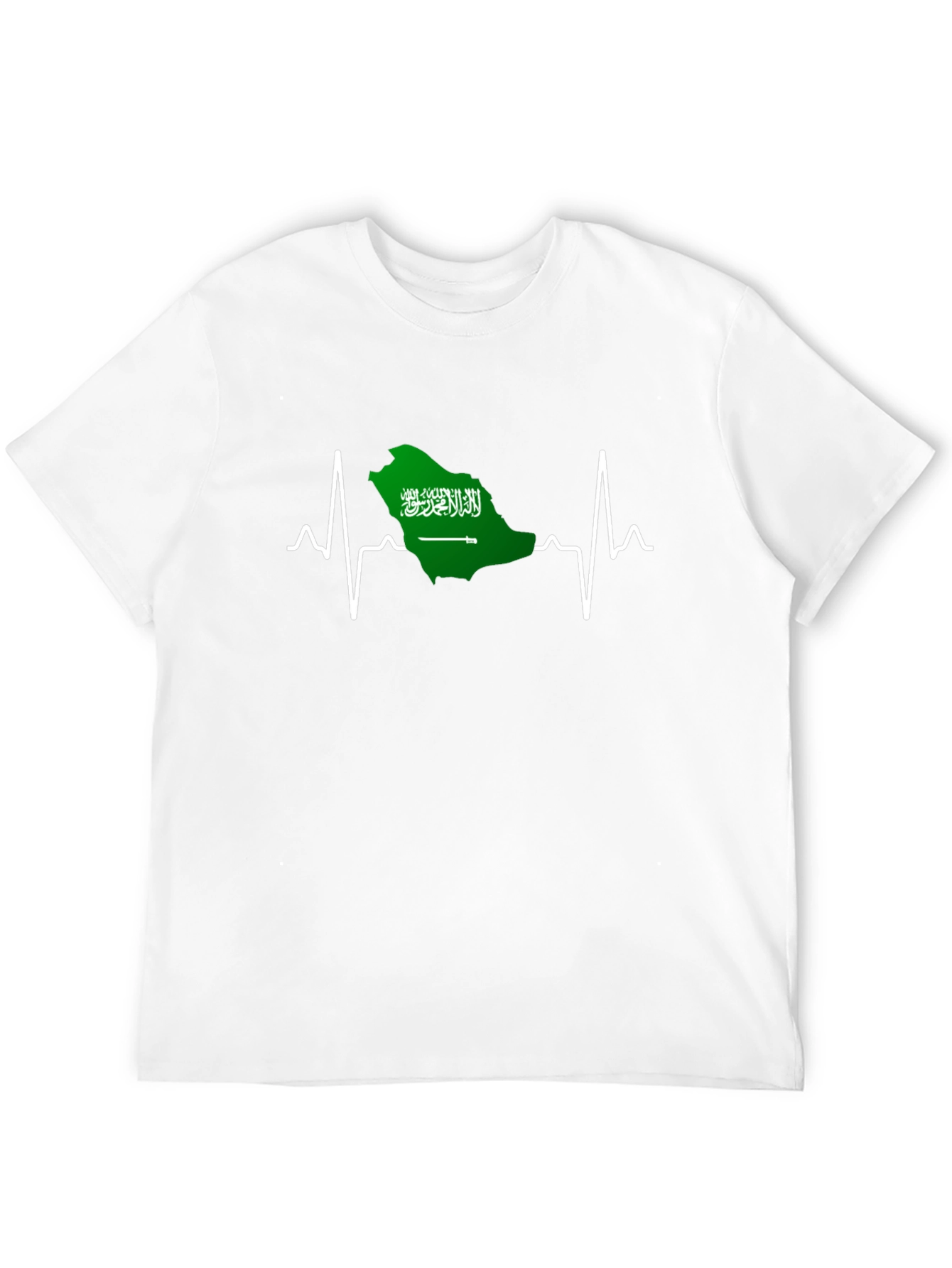Saudi Arabia Heartbeat T-Shirt