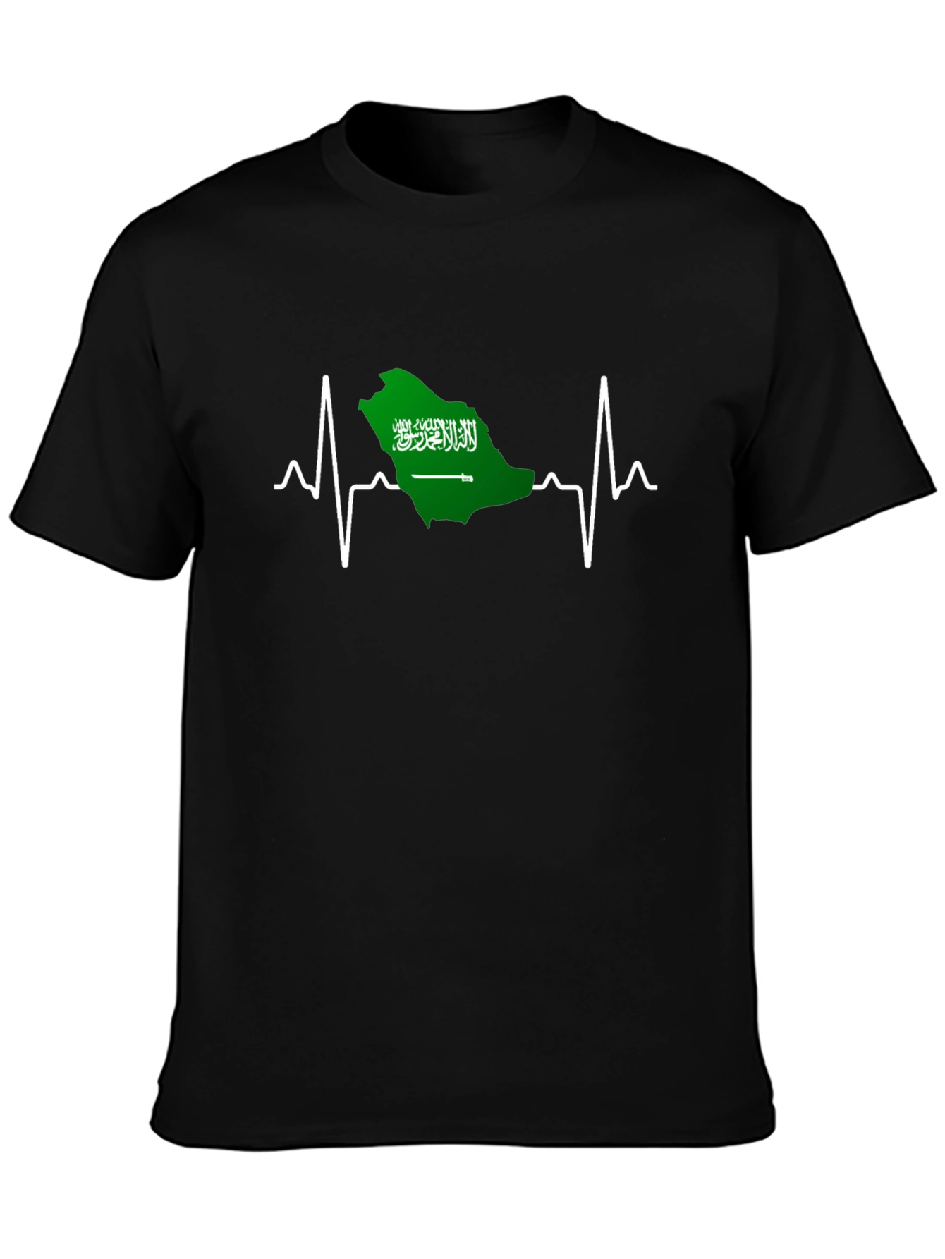 Saudi Arabia Heartbeat T-Shirt