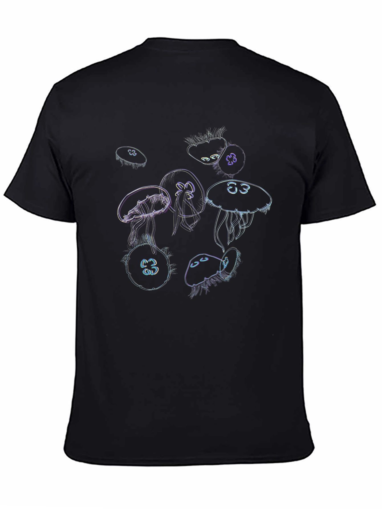 Jellyfish Graphic Black T-Shirt