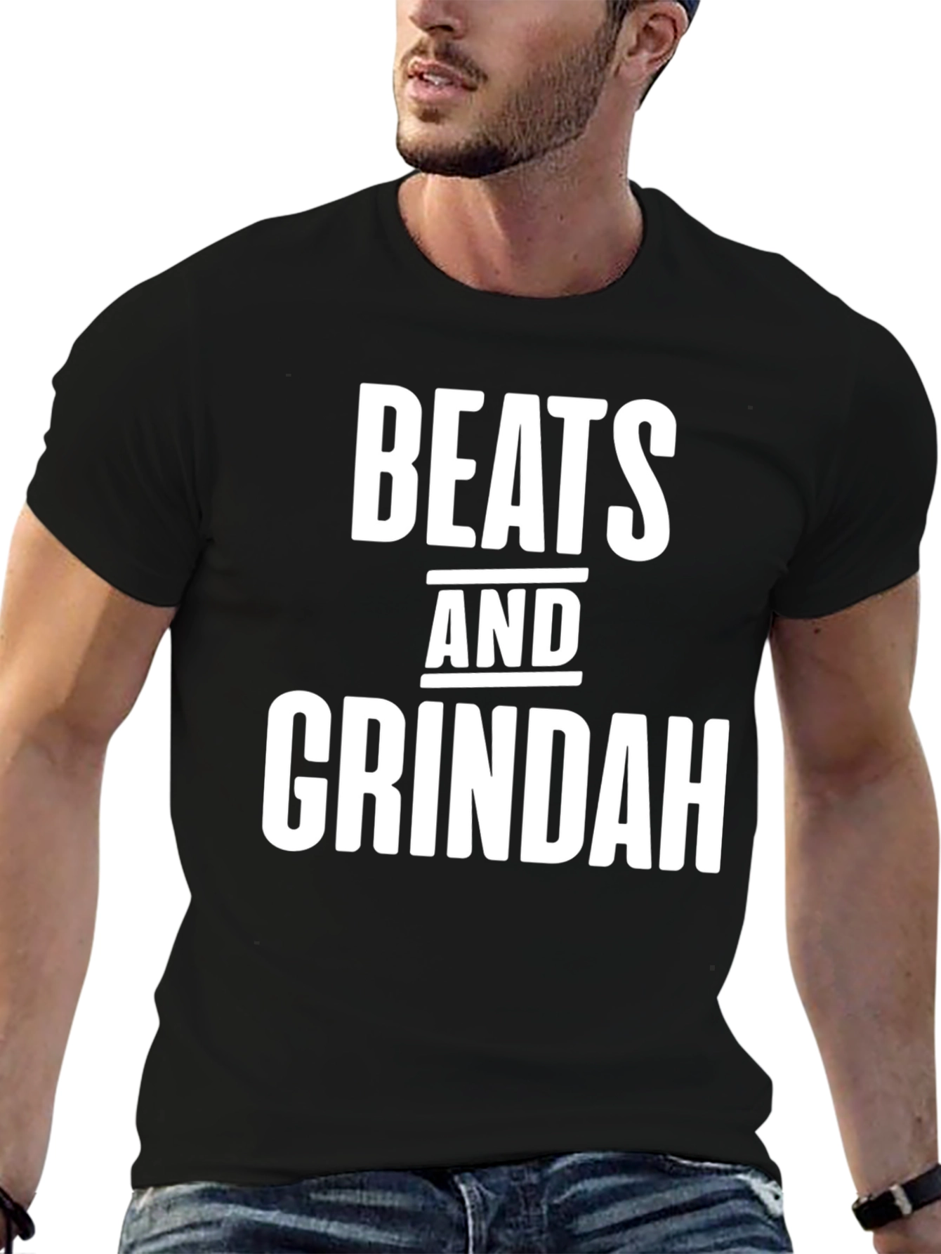 Beats and Grindah Black T-Shirt