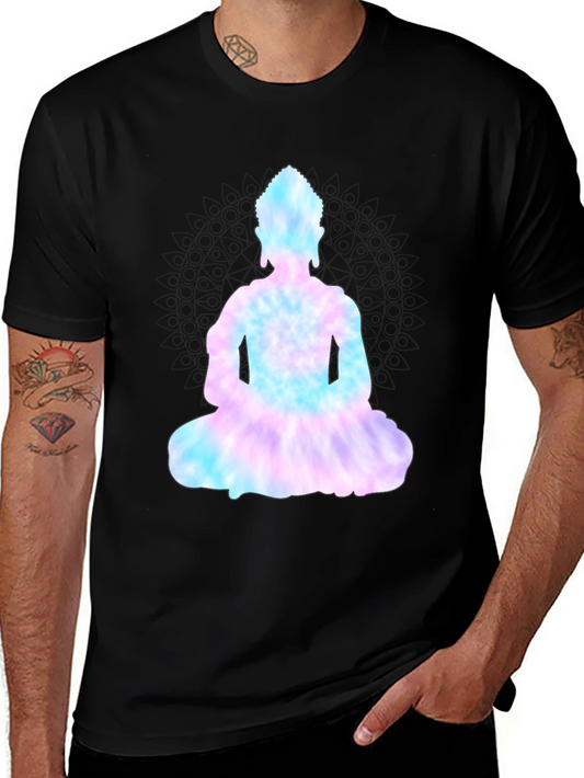 Buddha Tie Dye Graphic Tee - Casual Comfort Style
