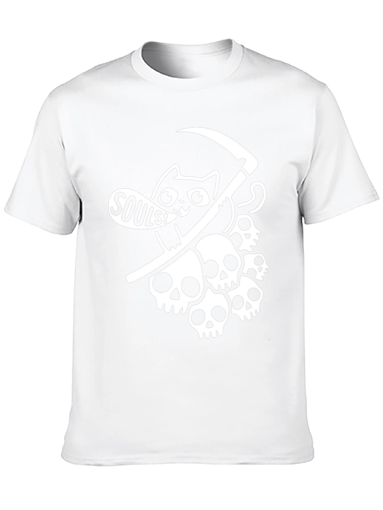 Grim Reaper Cat T-Shirt - Souls!