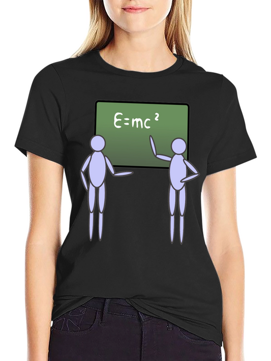 E=mc² Black T-Shirt