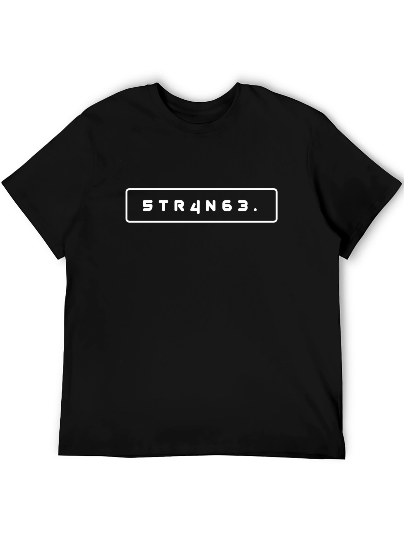 Strange Black T-Shirt