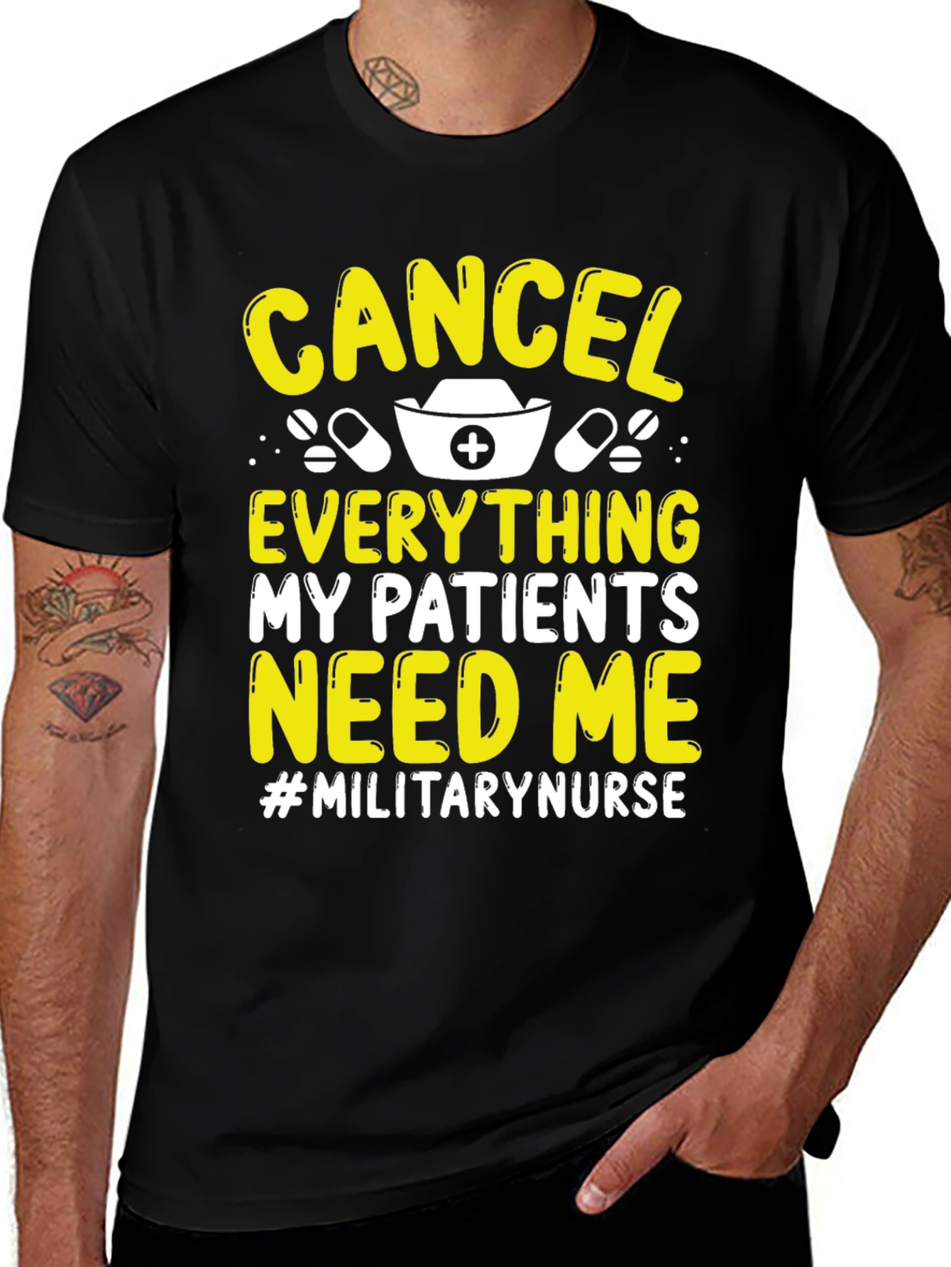 Military Nurse T-Shirt: Cancel Everything