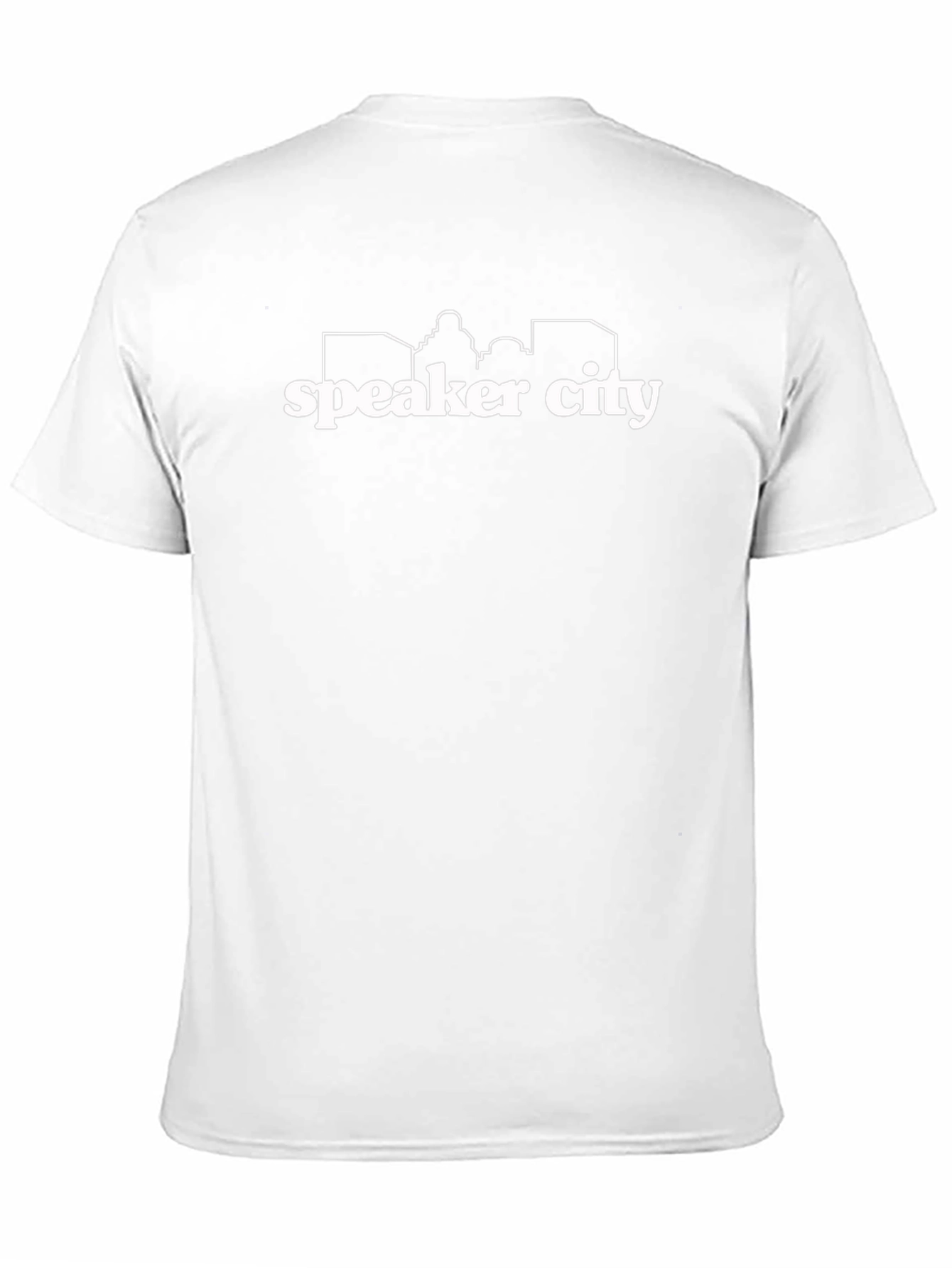 Speaker City Graphic Tee - Stylish Black T-Shirt