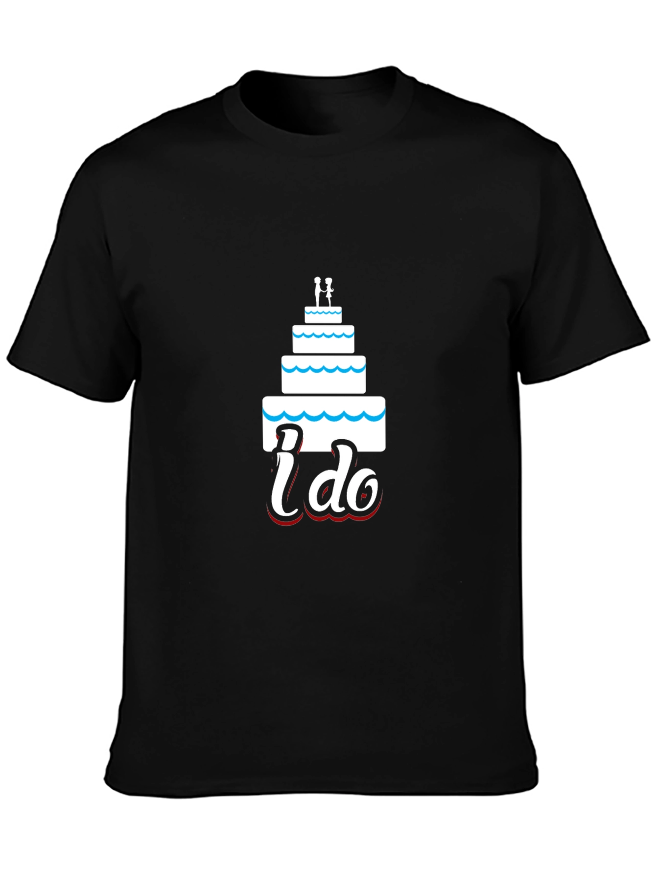 I Do Wedding Cake Graphic Tee